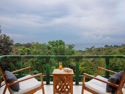 La vue depuis la Honeymoon Room 