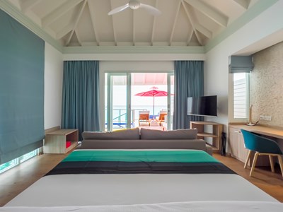 Water Villa with Pool & Slide