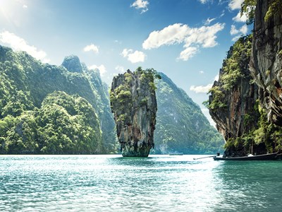 Speed boat dans la Baie de Phang Nga en privatif