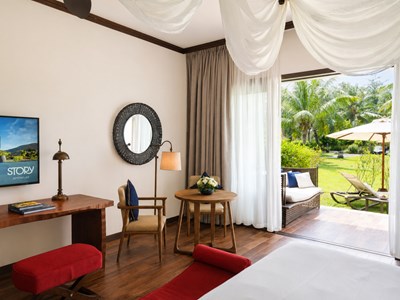 Junior Suite with Garden Terrace du Story Seychelles
