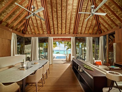 Three Bedroom Villa de l'hôtel de luxe The Brando en Polynésie