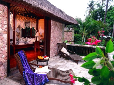Luxury Pavillion Garden View de l'Oberoi Lombok