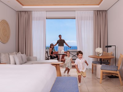 Citadel Two Bedroom Family Room with Ocean View