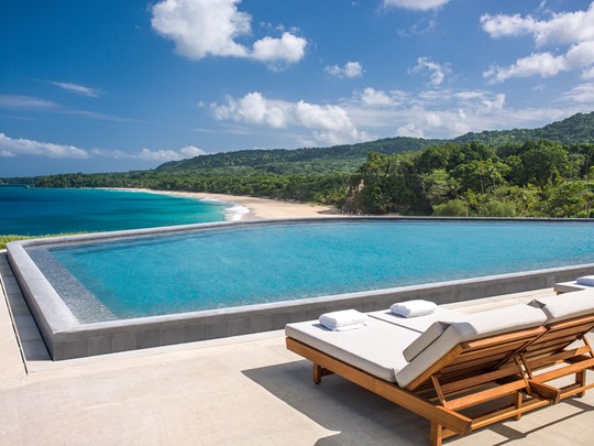La piscine de l'hôtel Amanera en République Dominicaine