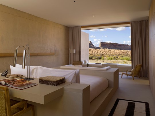 La Desert View Suite donnant sur le désert rocheux de l'Utah