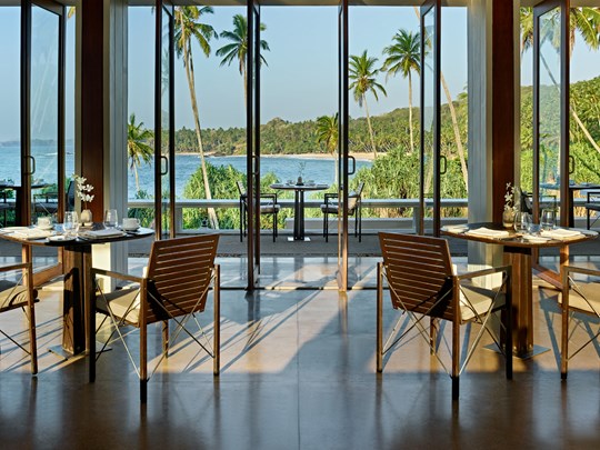 Le Restaurant avec vue sur l'océan