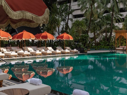 La piscine de l'hôtel Anantara Siam Bangkok