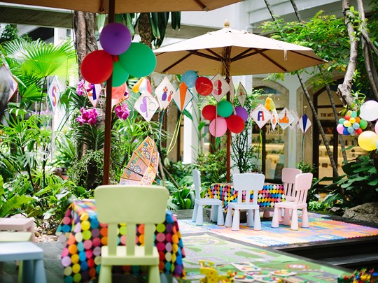 Le coin enfants de l'hôtel