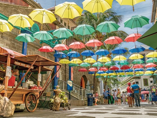 Les rues colorés des villes mauriciennes 