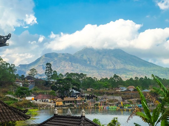 Une splendide vue panoramique sur le Mont Batur