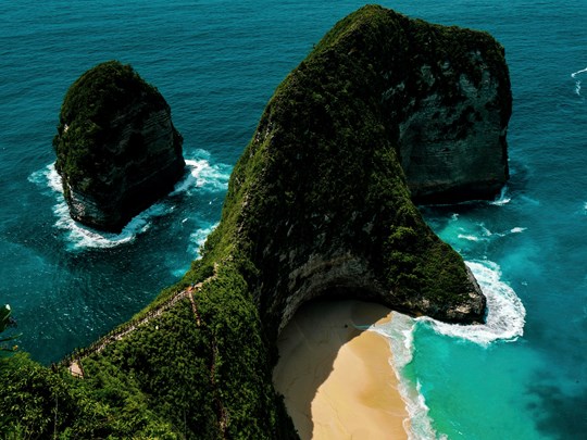 L'une des plages les plus pittoresques de Bali