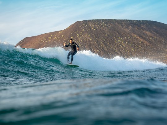 Surf sur l’océan Atlantique