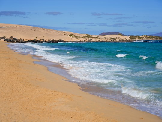 Parc naturel de Corralejo au nord de l’île de Fuerteventura