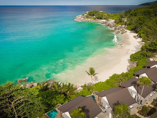 Vue aérienne du Carana Beach Hôtel