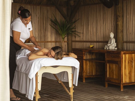 Soins relaxants au spa