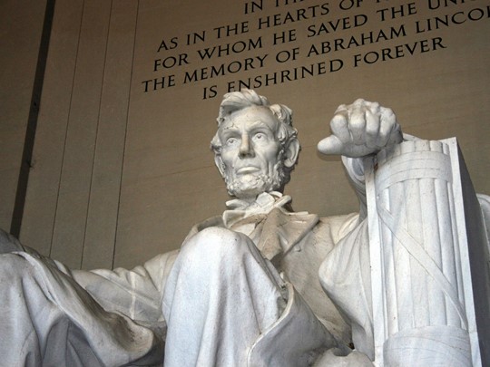 Le Lincoln Memorial, situé dans le National Mall de Washington