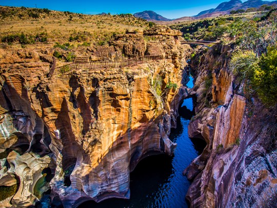 Le spectaculaire canyon de Blyde River
