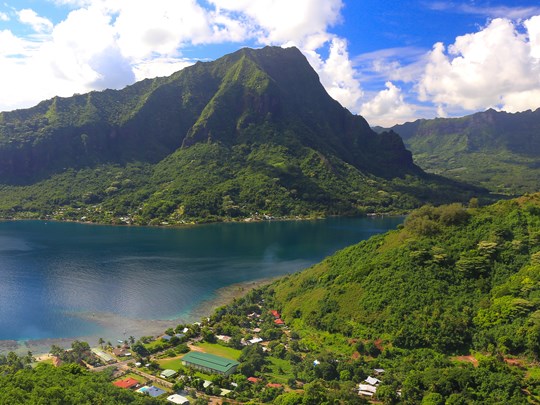 Moorea et son environnement verdoyant exceptionnel