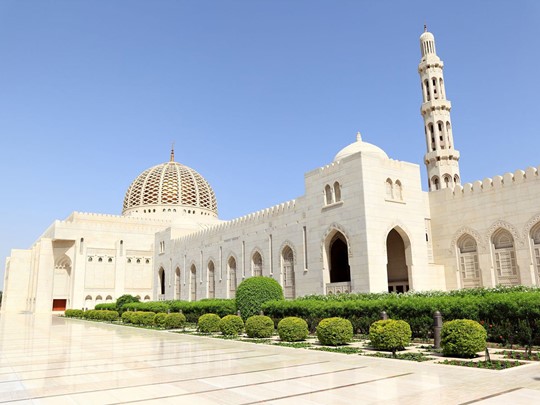 La somptueuse mosquée du sultan Qaboos