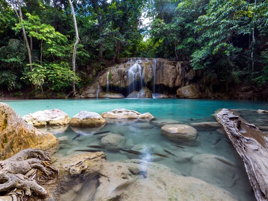 Les chutes turquoise d’Erawan