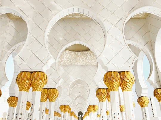 La superbe mosquée Sheikh Zayed