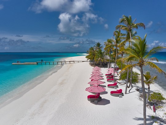 Des plages immaculées de sable blanc 