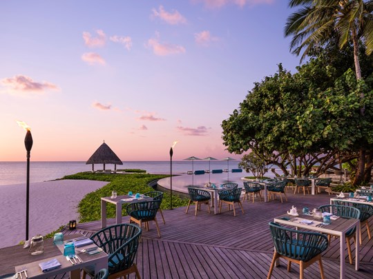 Cuisine italienne sous les étoiles au Reef Club