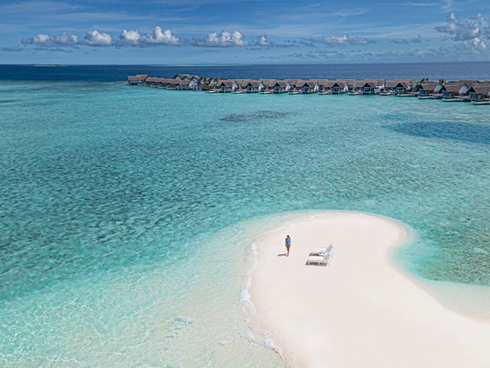 Superbe plage de sable blanc
