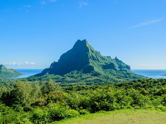 Moorea, crêtes verdoyantes et vues spectaculaires