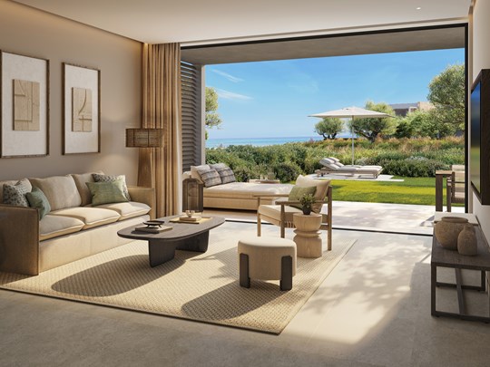 Deluxe One Bedroom Suite Private Garden Side Sea view 