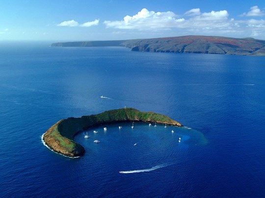 Le cratère de Molokini