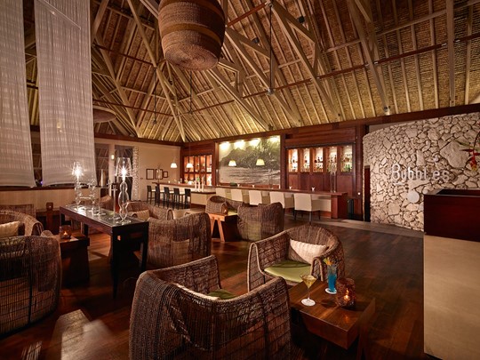 Bubbles Bar de l'hôtel InterContinental Resort Bora Bora