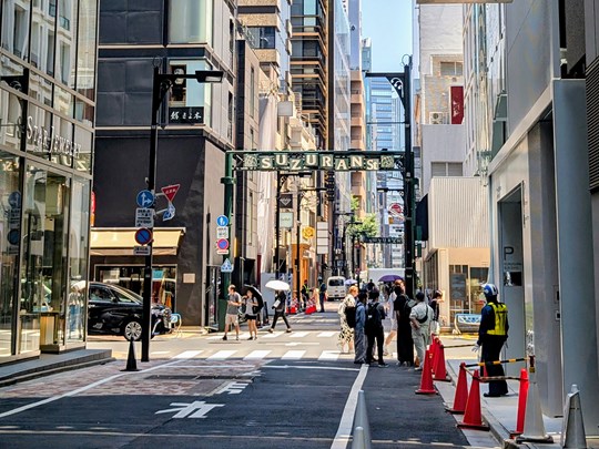 Flânez à Ginza