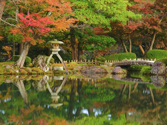Jardin japonais de Kenrokuen à Kanazawa 