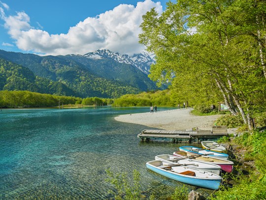 Les Alpes japonaise, village de Kamikochi