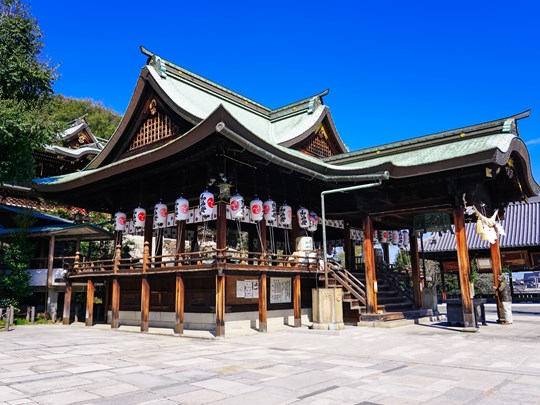 Le sanctuaire Ujigami, l'un des plus ancien du Japon