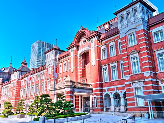 Station de metro et de train à Tokyo
