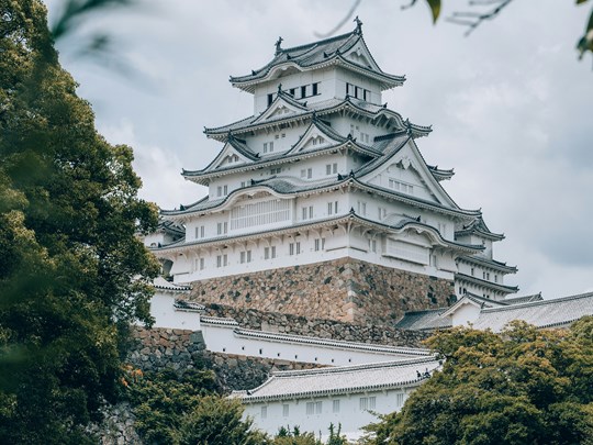 Le superbe château d'Himeji