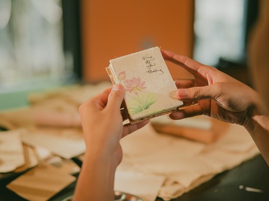 Atelier création de papier
