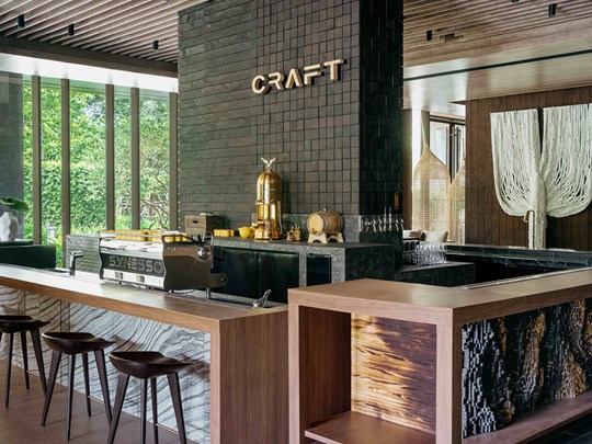 Détente au lobby bar CRAFT