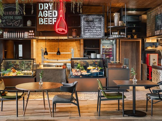 Des produits frais à l'épicerie Stock.Room