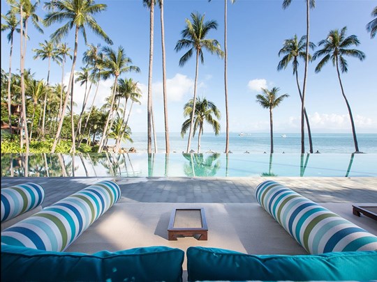 Un cadre idyllique au Four Seasons Koh Samui