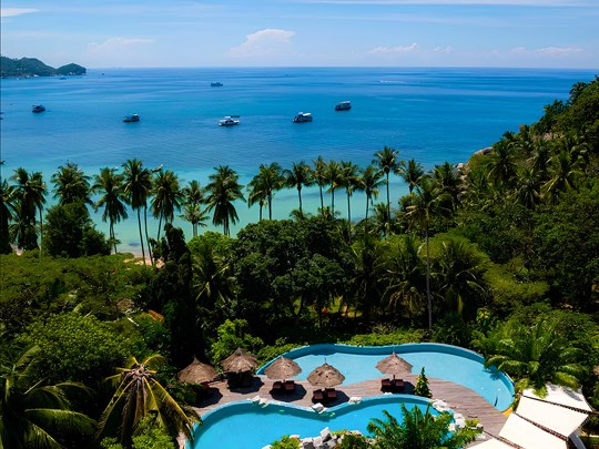 La piscine de l'hôtel