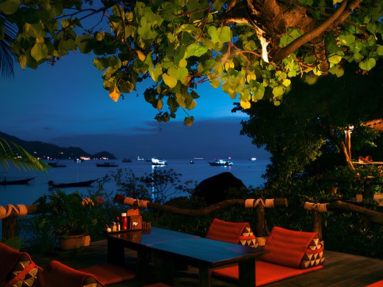 Restaurant avec vue sur la mer