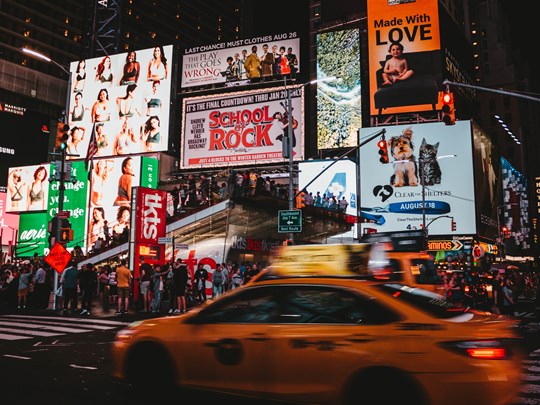 Rendez-vous dans le célèbre quartier de Times Square