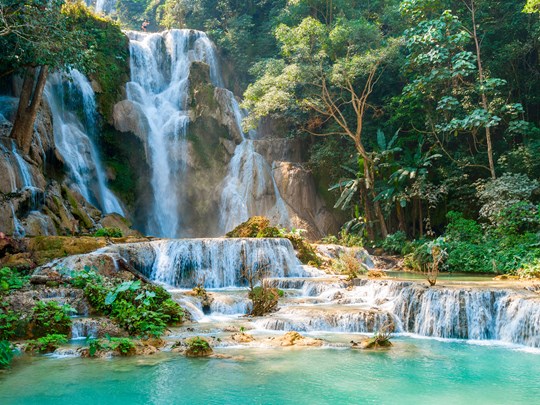 Les chutes d'eau cristallines de Kuang Si