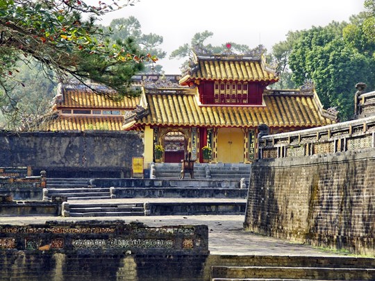 Le mausolée de Hué au Vietnam