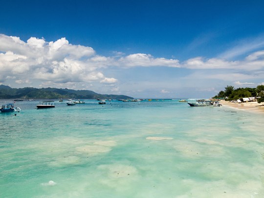 Les eaux translucides de Lombok