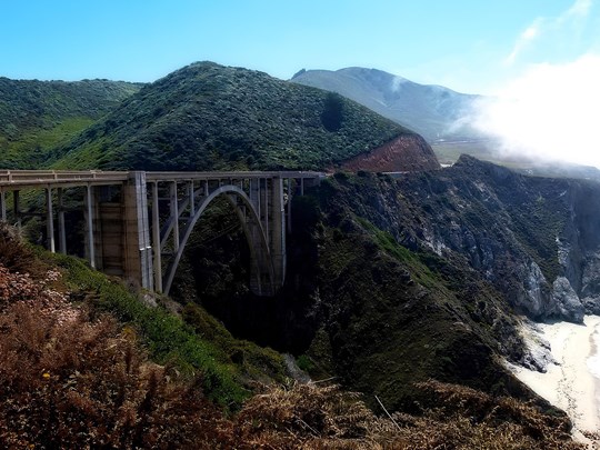 Le célèbre Bixby Creek Bridge 