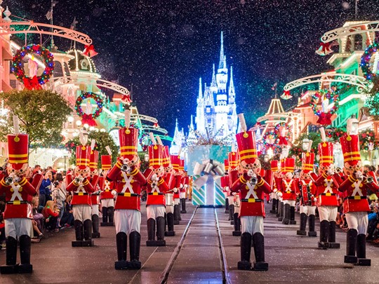 Parade nocturne à Disney World